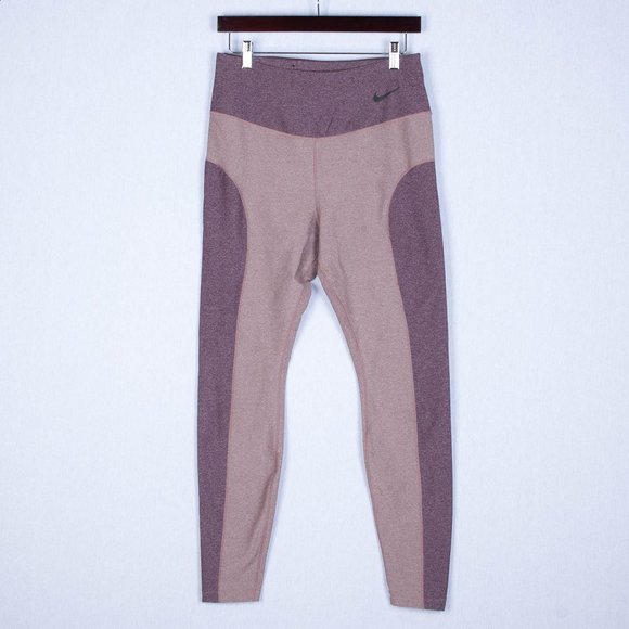 Nike Pants - Nike One Legend Purple Colorblock Leggings Sz L
